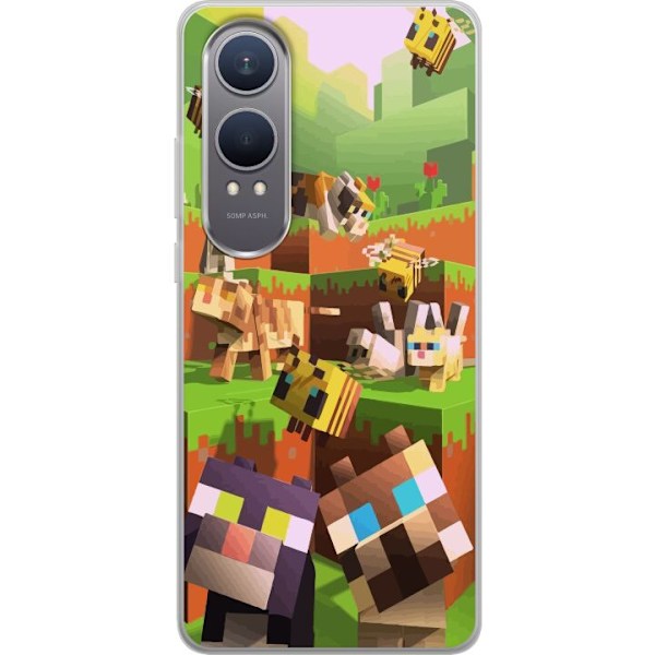 OnePlus Nord CE4 Lite Gennemsigtig cover MineCraft