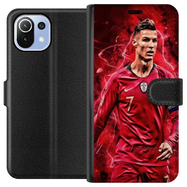 Xiaomi Mi 11 Lite Tegnebogsetui Ronaldo Færdigheder - CR7 Des
