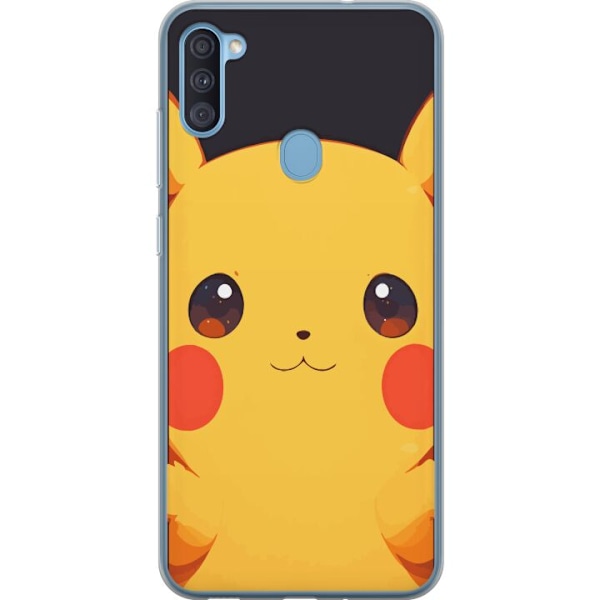 Samsung Galaxy A11 Gennemsigtig cover Pikachu