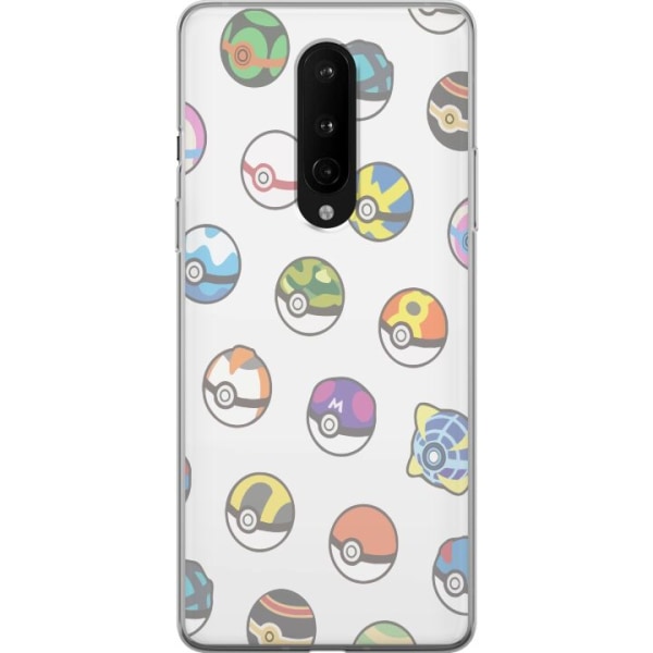 OnePlus 8 Gjennomsiktig deksel Pokemon