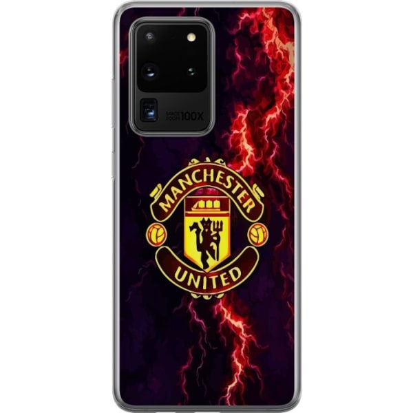 Samsung Galaxy S20 Ultra Gennemsigtig cover Manchester United