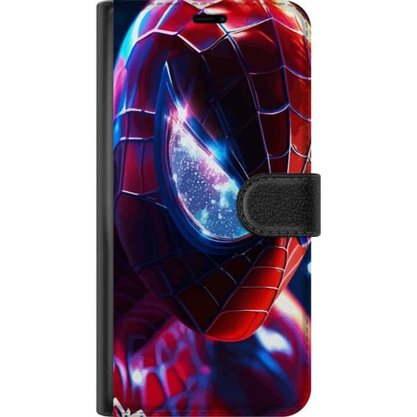 Kompatibelt Plånboksfodral till Samsung Galaxy A40 Spiderman