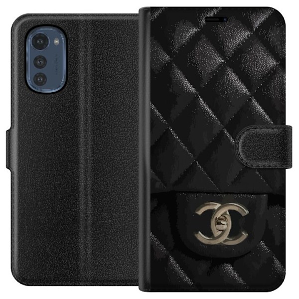 Motorola Moto E32s Lommeboketui Chanel Svart