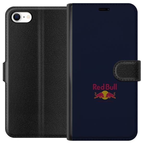 Kompatibel Tegnebogsetui til Apple iPhone 6s Minimalistisk racingdesign med energidrik-tema blå