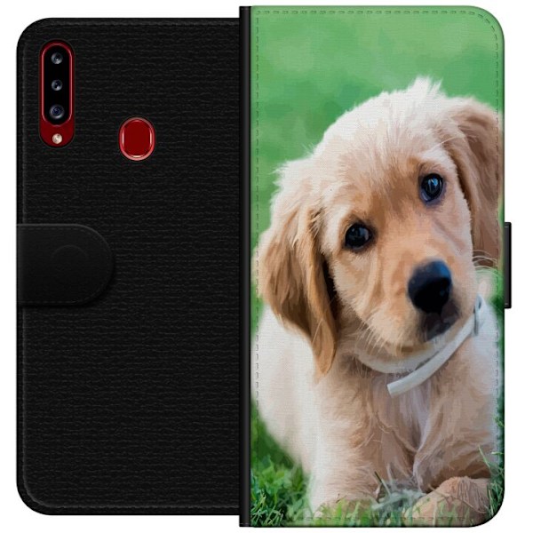 Samsung Galaxy A20s Lommeboketui Hund