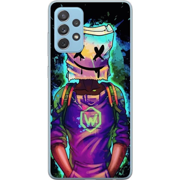 Samsung Galaxy A72 5G Gennemsigtig cover Fortnite Marshmello