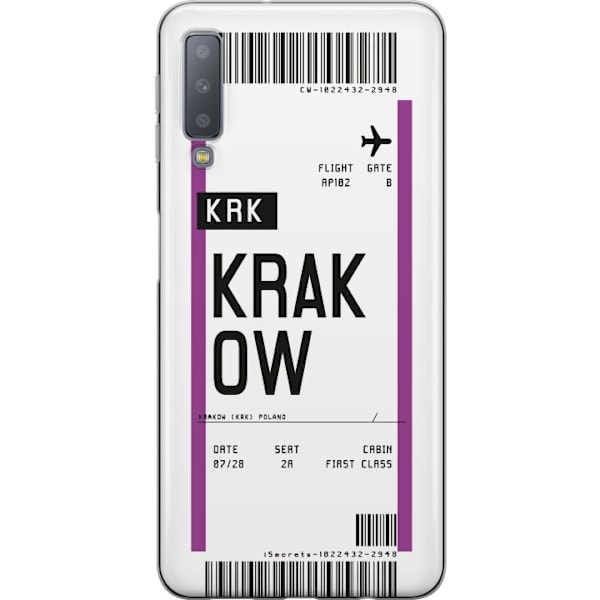 Samsung Galaxy A7 (2018) Gennemsigtig cover Krakow