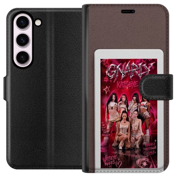 Kompatibel Tegnebogsetui til Samsung Galaxy S23 KATSEYE pink