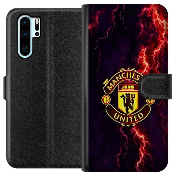 Kompatibelt Lommeboketui til Huawei P30 Pro Manchester United