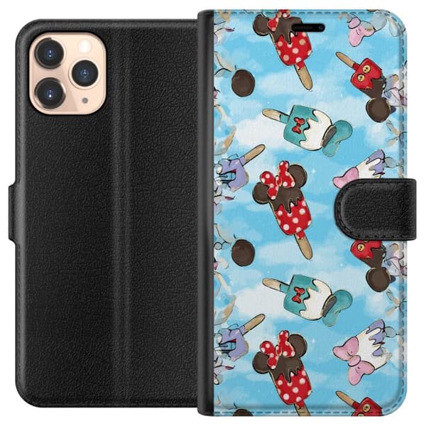Kompatibel Tegnebogsetui til Apple iPhone 11 Pro Tecknade glassfigurer blå