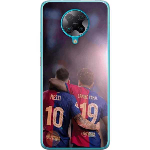 Xiaomi Poco F2 Pro Genomskinligt Skal Lamine Yamal VS Messi