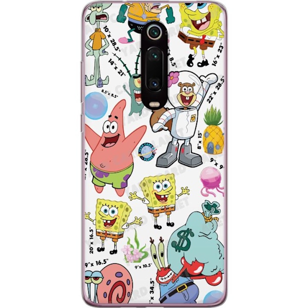 Xiaomi Mi 9T Pro  Gjennomsiktig deksel SpongeBob SquarePants