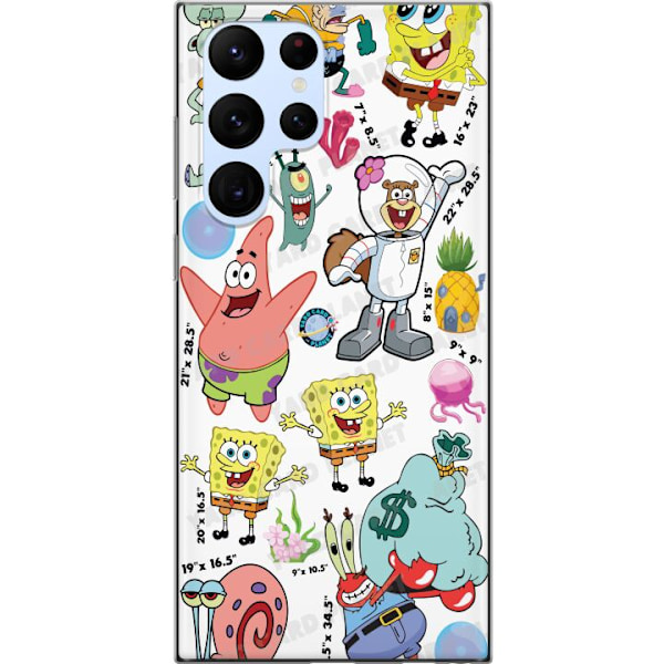 Samsung Galaxy S22 Ultra 5G Gjennomsiktig deksel SpongeBob Squ