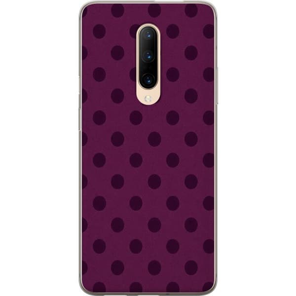 Kompatibelt Mobildeksel til OnePlus 7 Pro Plomme Popprikker lila
