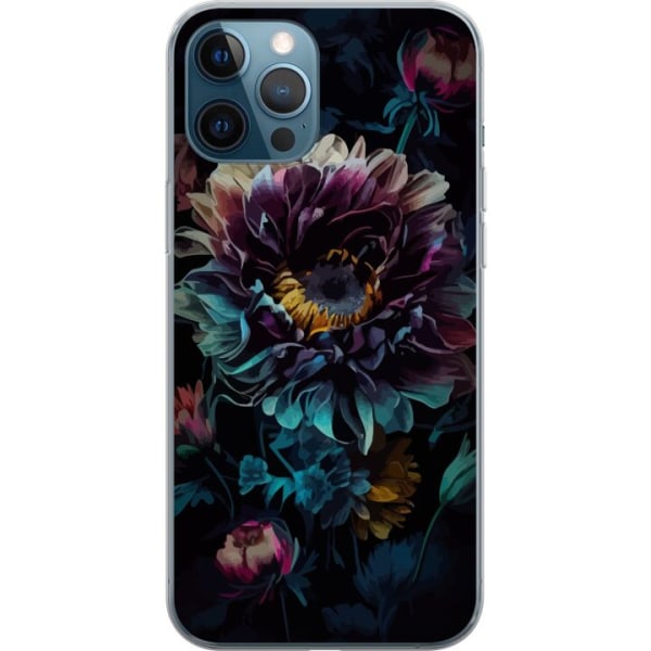 Apple iPhone 12 Pro Läpinäkyvä kuori Kukat