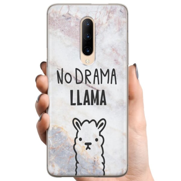 OnePlus 7 Pro TPU Mobilcover Llama Marmor