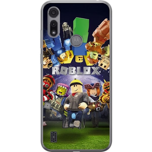 Motorola Moto E6i Läpinäkyvä kuori Roblox Maailma - Pelaami