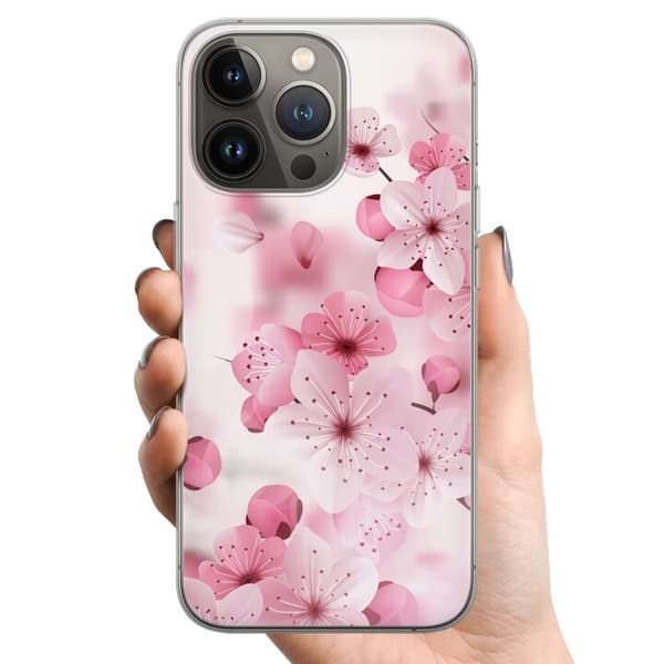 Kompatibelt Mobilskal till Apple iPhone 13 Pro Cherry Blossom