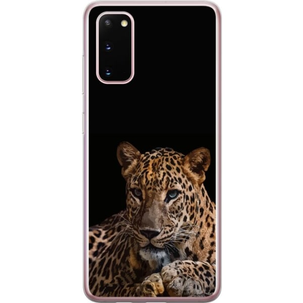 Samsung Galaxy S20 Gennemsigtig cover Leopard