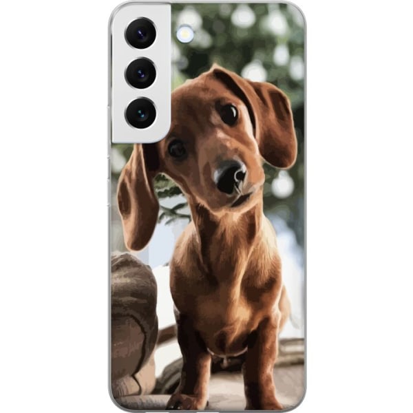Samsung Galaxy S22+ 5G Gennemsigtig cover Ung Hund