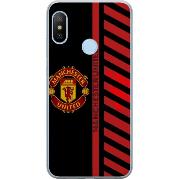 Xiaomi Mi A2 Lite Gennemsigtig cover Manchester United