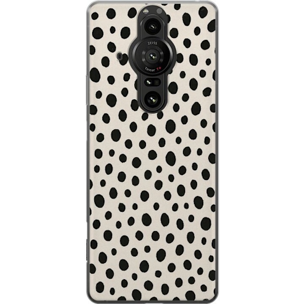 Sony Xperia Pro-I Genomskinligt Skal Dot Dance