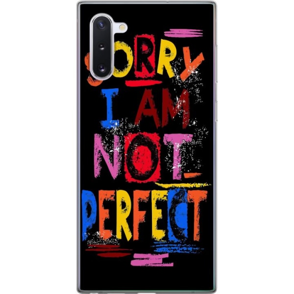 Samsung Galaxy Note10 Läpinäkyvä kuori Sorry