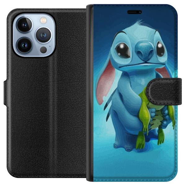 Apple iPhone 13 Pro Lompakkokotelo Stitch ja sammakko