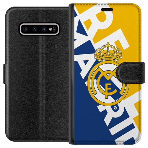 Kompatibelt Lommeboketui til Samsung Galaxy S10+ Real Madrid