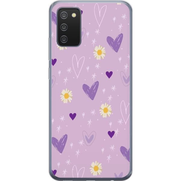 Kompatibelt Mobilskal till Samsung Galaxy A02s Blommor