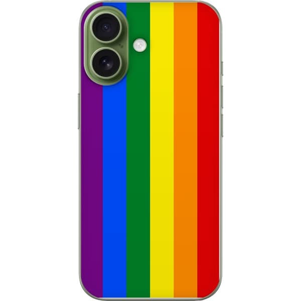 Yhteensopiva Puhelinkuori Apple iPhone 18 Pride Flagga