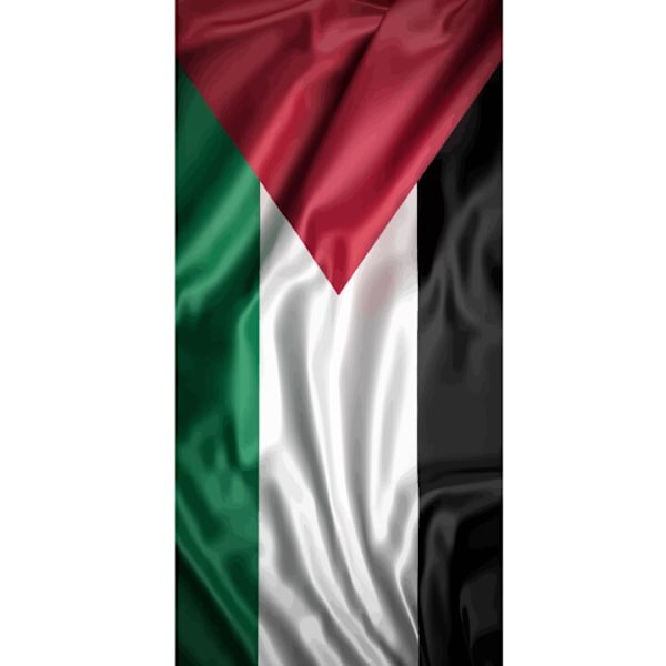 Apple iPhone 13 Pro Tegnebogsetui Palestinaflaget – ikonisk frihedssymbol i rød, sort, hvid og grøn