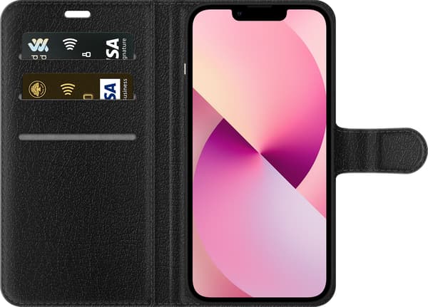 Kompatibelt Plånboksfodral till Apple iPhone 13 Spelvärld med sportbil figurer och regnbåge