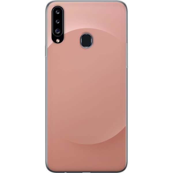 Kompatibelt Mobilskal till Samsung Galaxy A20s Rosa Prick