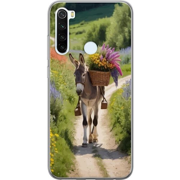 Xiaomi Redmi Note 8 Läpinäkyvä kuori Aasi Eläinaihe Rauhallinen Suunnittelu Luontoaihe Suosittu Koristelu Huumori Graafinen Eläinteema Eksoottine