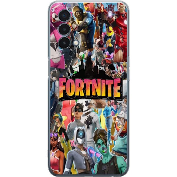 OnePlus Nord N200 5G Läpinäkyvä kuori Fortnite