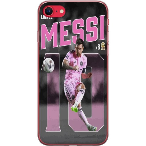 Apple iPhone SE (2020) Gennemsigtig cover Lionel Messi