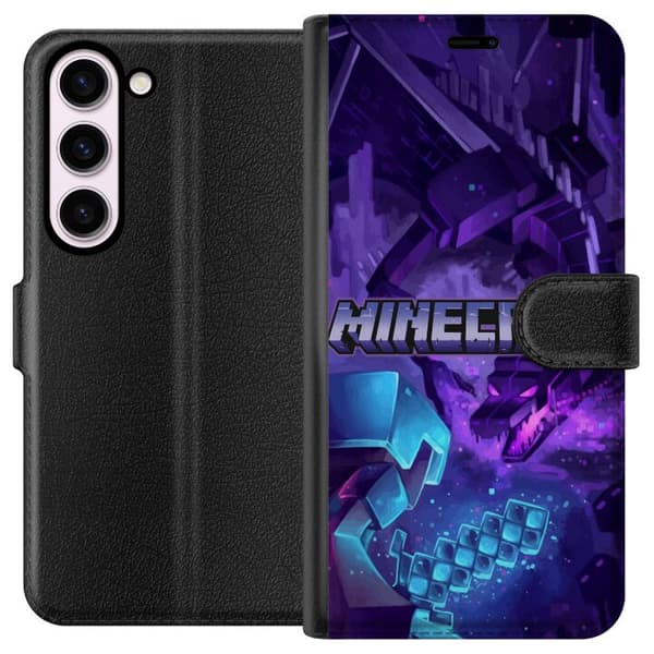 Kompatibelt Plånboksfodral till Samsung Galaxy S23 Minecraft