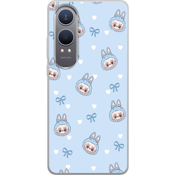 OnePlus Nord CE4 Lite Läpinäkyvä kuori Labubu Tuli Henki