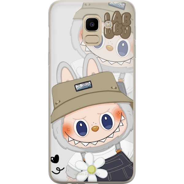 Samsung Galaxy J6 Läpinäkyvä kuori Labubu Minimal Mood - Yk