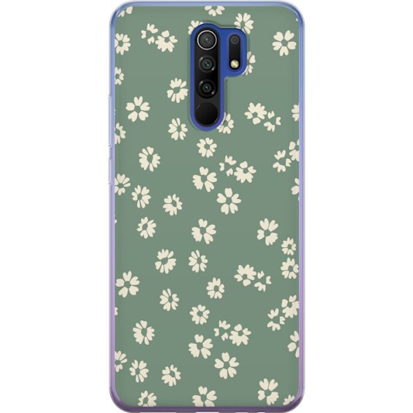 Xiaomi Redmi 9 Genomskinligt Skal Blomsterdröm – färgglatt blommönster