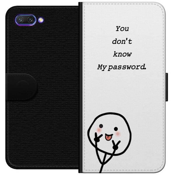 Honor 10 Plånboksfodral You Don’t Know My Password – edgy