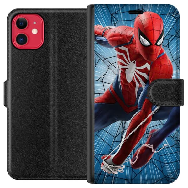 Yhteensopiva Lompakkokotelo Apple iPhone 11 Hämähäkkimies