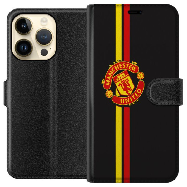 Apple iPhone 15 Pro Tegnebogsetui Manchester United F.C.
