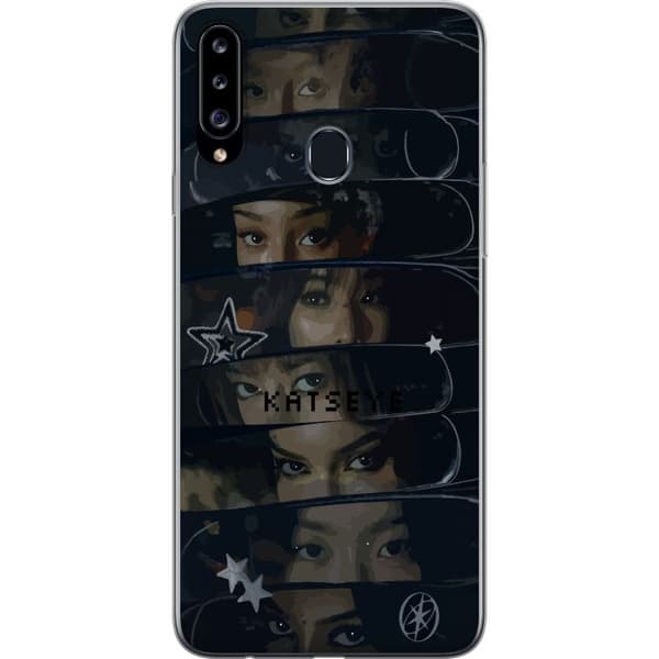 Kompatibelt Mobildeksel til Samsung Galaxy A20s KATSEYE svart