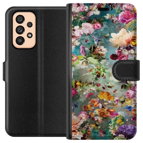 Kompatibelt Lommeboketui til Samsung Galaxy A53 5G Blomster