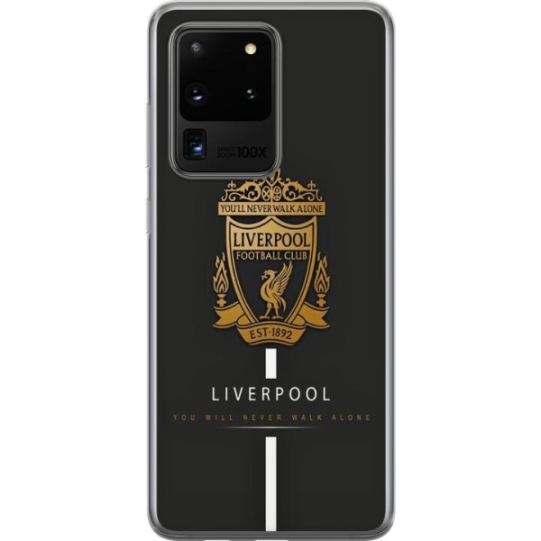 Samsung Galaxy S20 Ultra Läpinäkyvä kuori Liverpool L.F.C.