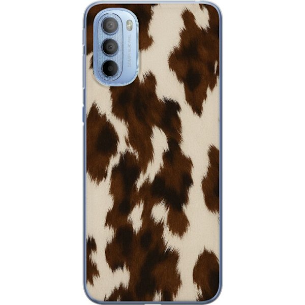 Motorola Moto G31 Läpinäkyvä kuori Värisuihku