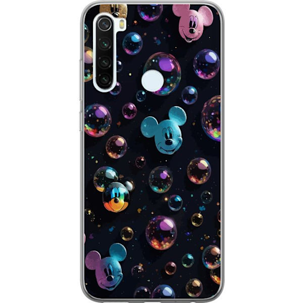 Xiaomi Redmi Note 8 Läpinäkyvä kuori  Mikki Hiiri Disney Kuplat Suunnittelu Hauska Motiivi Suosittu Disney-hahmo Piirrossarja Lasten Klassikko