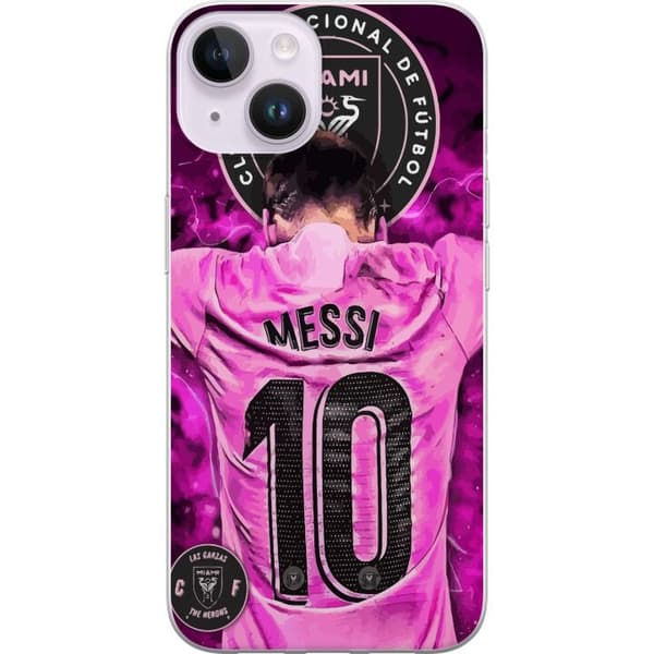 Kompatibelt Mobildeksel til Apple iPhone 14 Lionel Messi (Inter Miami CF)